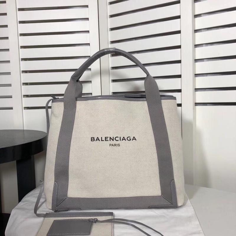Balenciaga Bags 339935 medium canvas beige gray edge